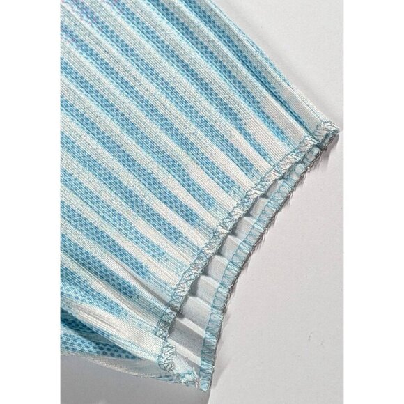 K Swiss Tennis & Pickleball Set Pleated Crew Top & Flounce Skirt Ombre Coastal S - Picture 7 of 15